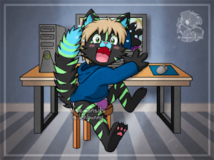 [Commission] What are you watching? by Veemonsito