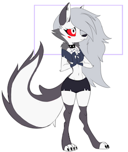 full body loona in that moment from the show by BlackMita