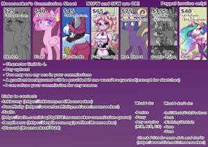 Commission Info Sheet by Moonseeker