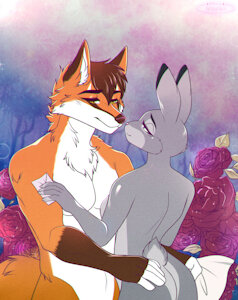 May I kiss you? by WereFox