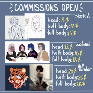 COMMISSIONS OPEN by shokupann