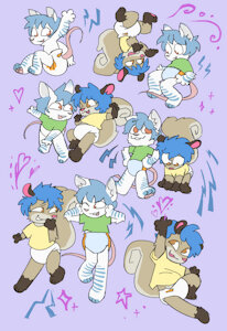 Sibling bonding~ by Zekey