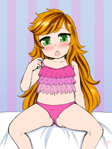 (C) Cute swimsuit by VermelhaTan
