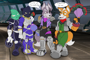 Commission - Fox/Wolf/Panther/Leon by Howdidwegethere