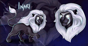 Lion God of Stirace: Inari by VynthisTheFox