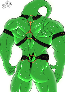 Why yes... He does work out... by TheBigBlackCod