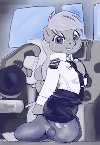 Air Derpy by DraftHoof