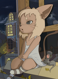 "If I Was A Cat" Childrens book project for art class by Tricksta