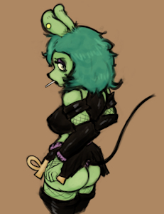 Goth Fink by NotSoBrightYeen