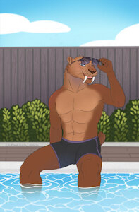 Join me at the pool? by BigCat