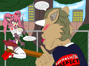 ~Lira's Mischief School Scene~ by MasterStevo31