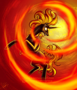 Flaming Opal by Tybay