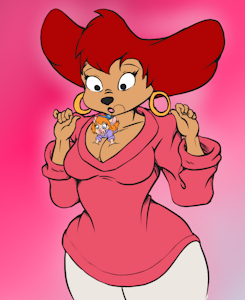 Peg and Gadget wip by RedPanther