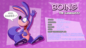 Boing the Kangaroo! by Tupi