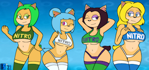 Nitro Squad Babes by ES32