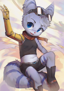 Female Lombax by echOwOcha