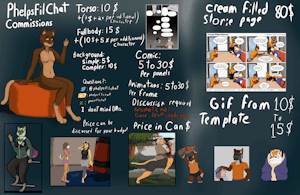 New commission sheet by phelpsfilchat
