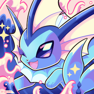 Vaporeon Fanart by Spaicy