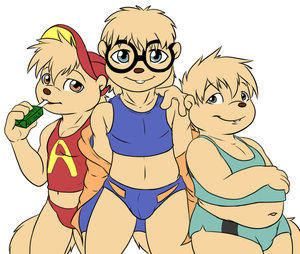 Those chipmunk boys again... by Bluepaw