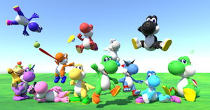 Ultimate Yoshi pack for Blender (download) by TribalDragon
