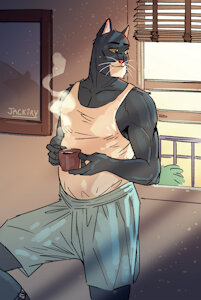 john's morning routine (blacksad fanart) by Jackburned
