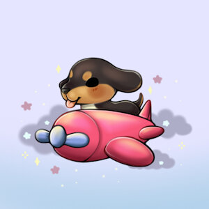 Dog of wisdom B (icon) by musugami