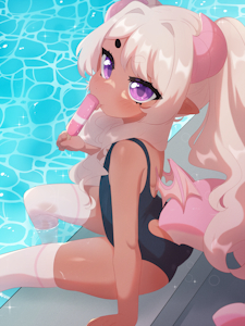 Loli lick by Clara