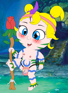 Rosie the Flower Queen by BlazeHeartPanther