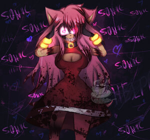 Amy Rose Crazy Love by WolfCoffee