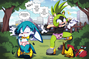 Poser Syndrome (Art Collab with SD Charm) by EUFDreamer