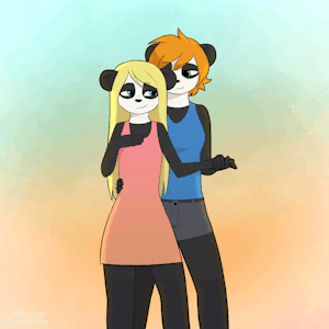 [Animation] Dancing Pandas by JustAnOutsider