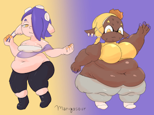 splatoon 3 doodle by mangosour