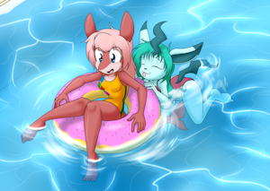 Girls of Summer - Talia and Mari by sandwichanomaly