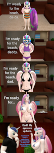 Shrinking Swimsuits by PapaDragon69
