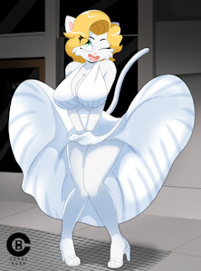 marilyn monroe cos play by CRANEBEAR1111