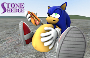 Overstuffed Sonic by StoneHedgeART