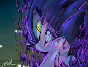 Dark sonic redraw by soina