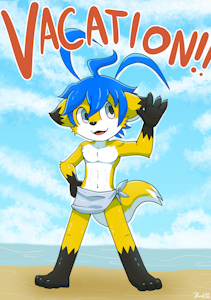 Island Vacation by AkaiKitsune