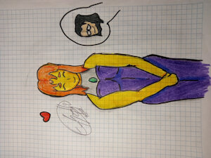 Starfire and her dress. by BrazilianHedgehog
