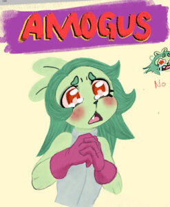 Fink amogus eyes by NakomiV