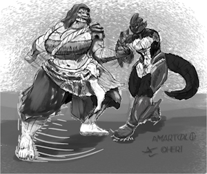 Cheri vs Euro by AmartoloCheri