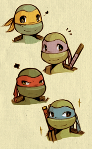 [tmnt] faces by diarmilk
