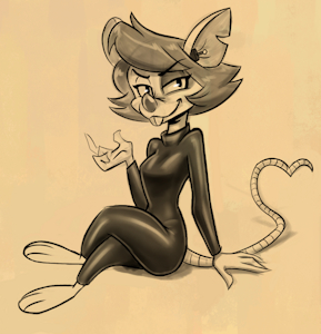 Julia - Foxy mouse by VioletEchoes