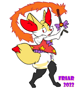 Soggy Braixen by Friar