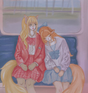 Spring. After school by lisikisik
