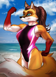 Swimsuit Loxxie by MykeGreywolf