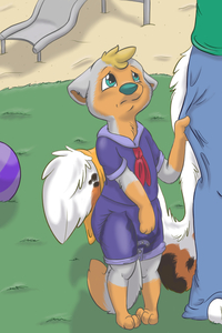 Accidents at Reccess by Tailbiter by Betowolf