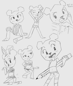 teri sketches by JumpAroundJumpJump