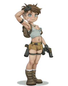 Larry Croft by LuminaArt