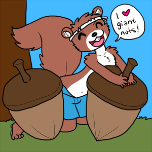 Giant Nuts by zenia